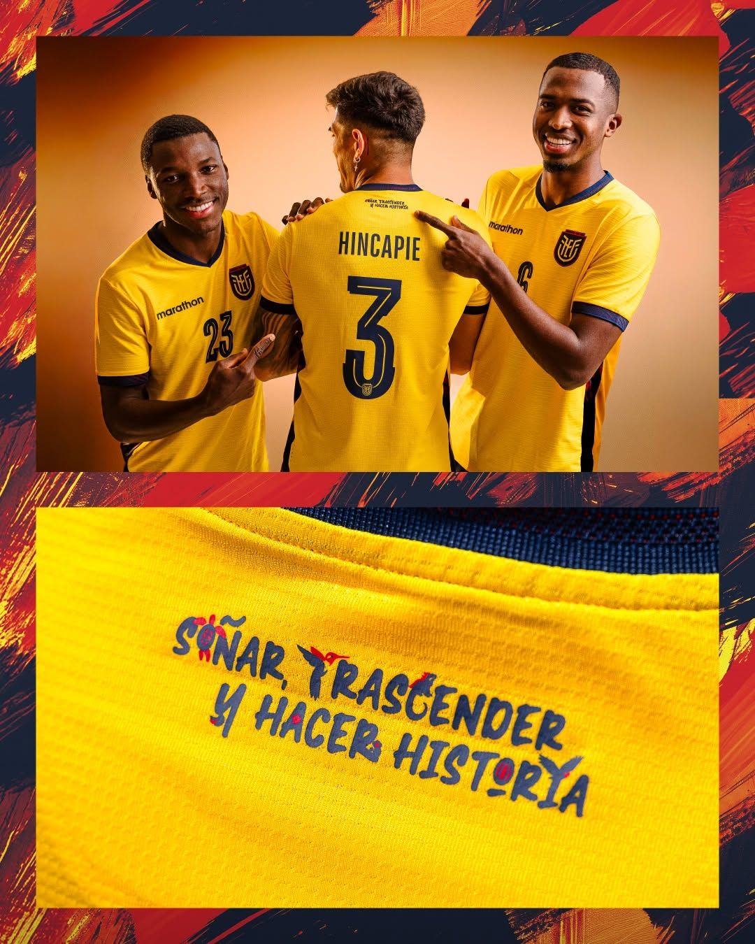 1080x1350 Ecuador 2026 World Cup Home Kit