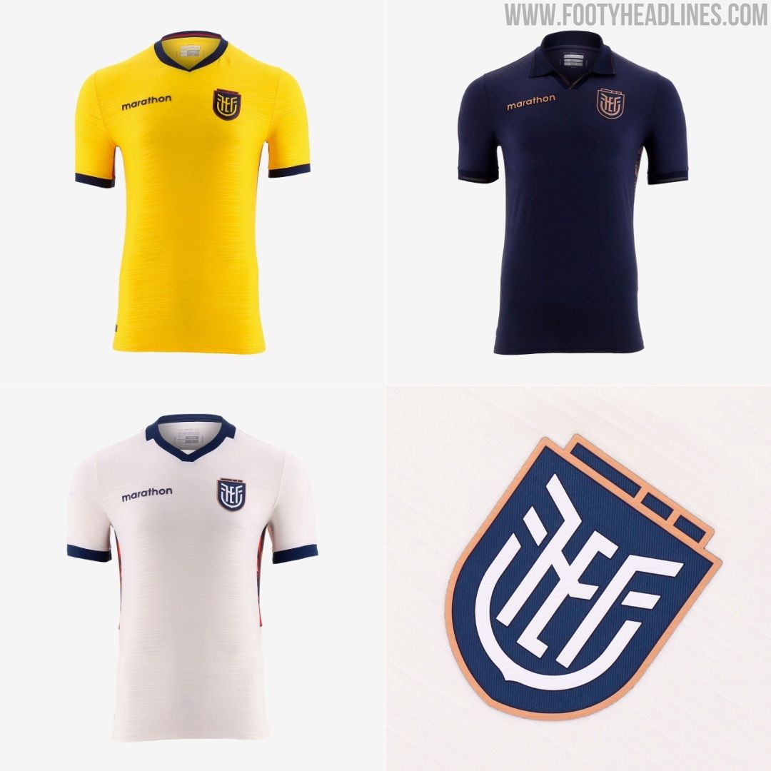 1080x1080 Ecuador 2026 World Cup Home, Away & Third Kits Released