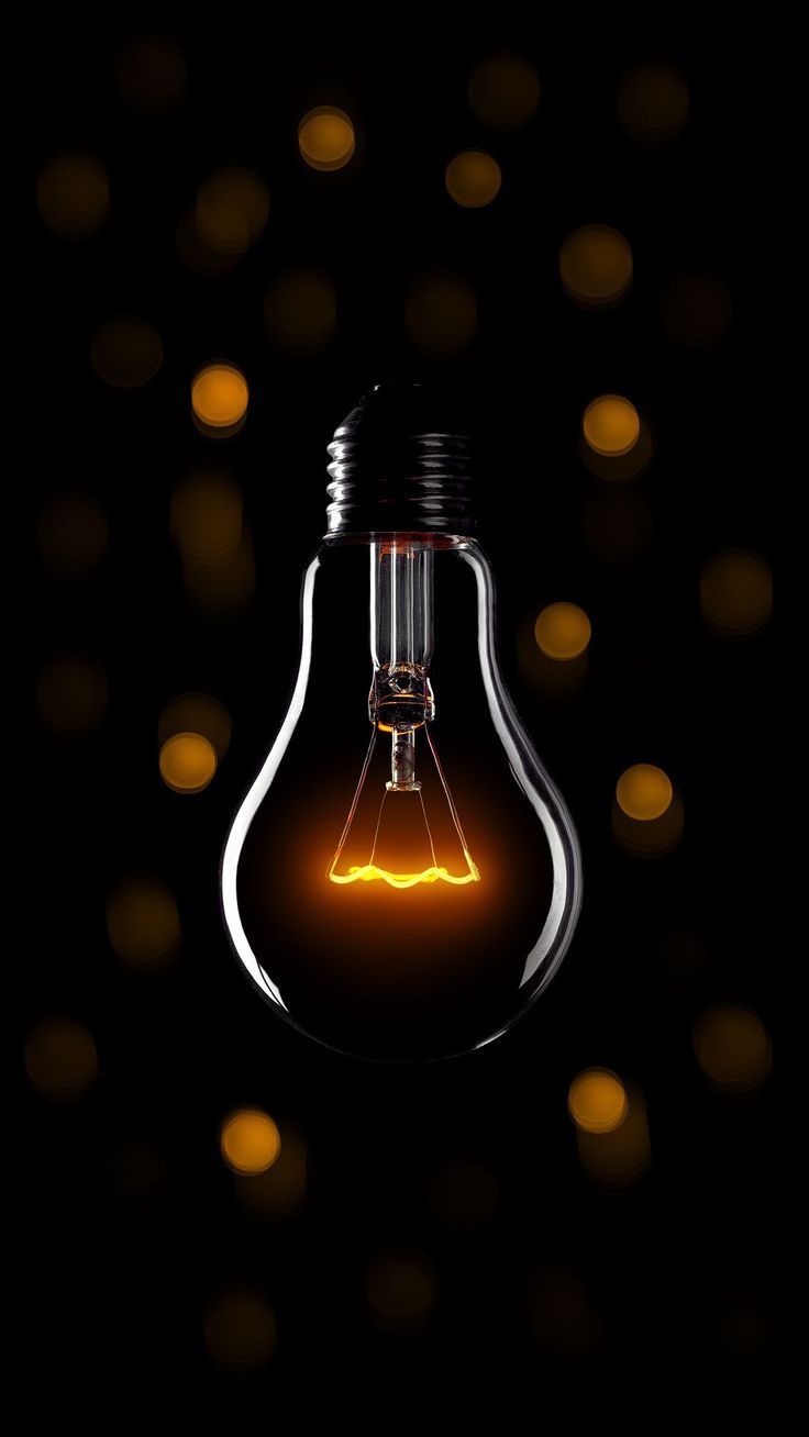 736x1308 Wallpaper light bulb, lines, bokeh, light, dark, Abstract 4K by Vitaliy Аrt. Download wallpaper light bulb, lines, bokeh, light, dark for free
