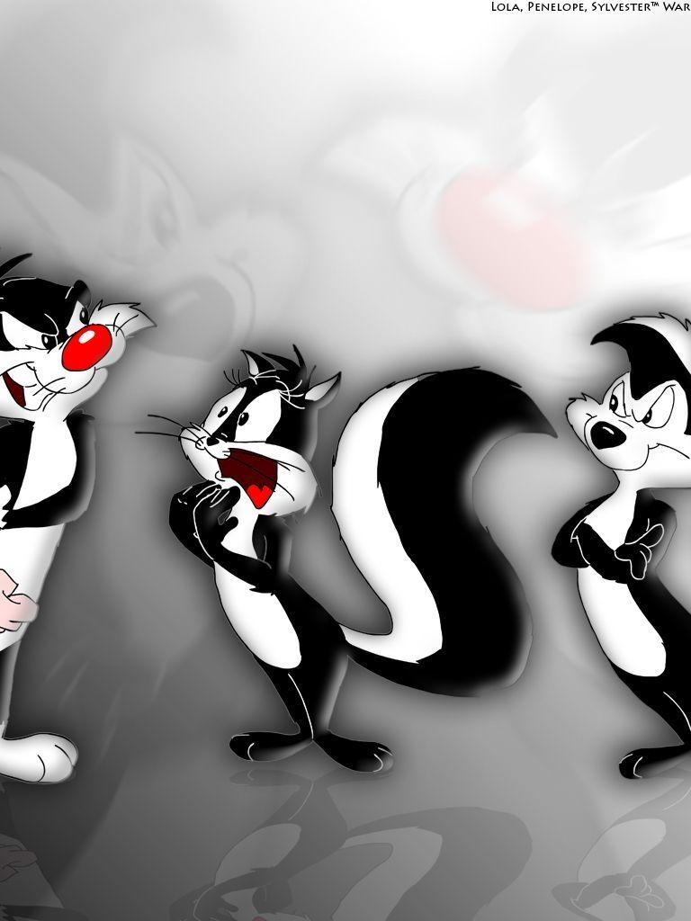 768x1024 Free download 236741 Papel de Parede Pepe Le Pew Penelope e