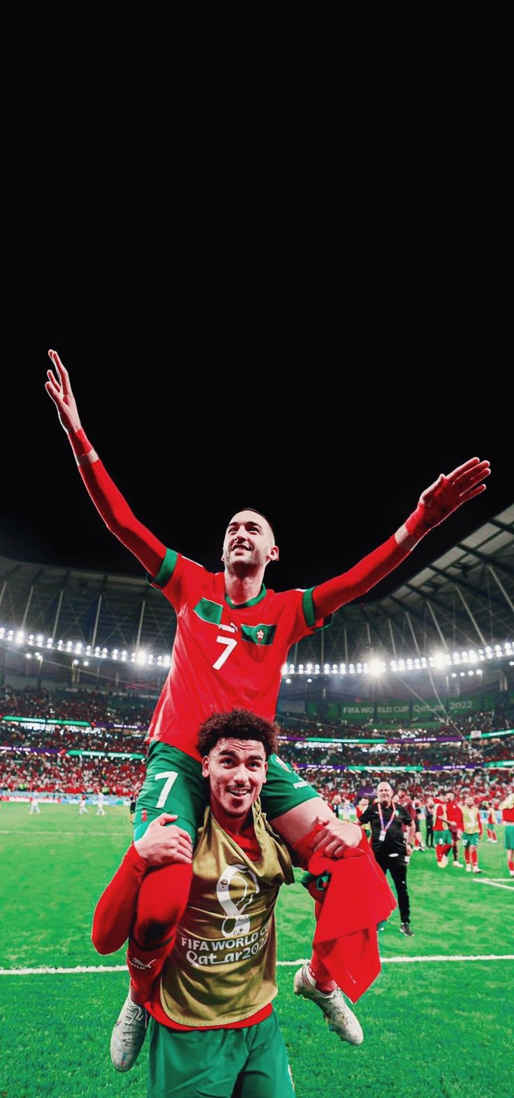 736x1572 Ziyech Morocco World Cup wallpaper 4k