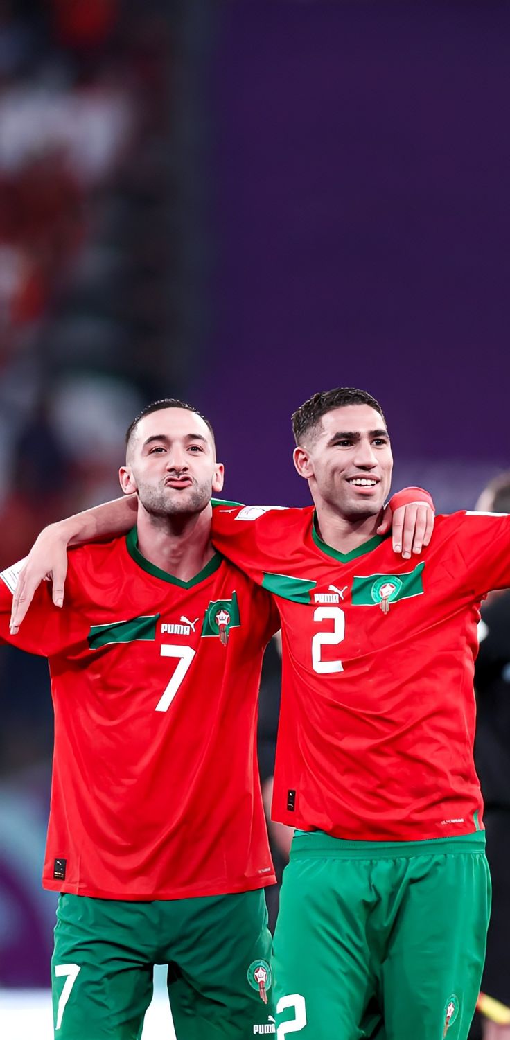 736x1501 Hakim Ziyech Achraf Hakimi Morocco World Cup HD wallpaper