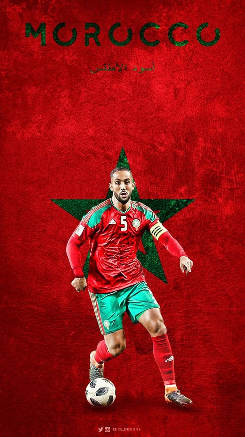800x1429 Luce, Morocco Football, HD phone wallpaper