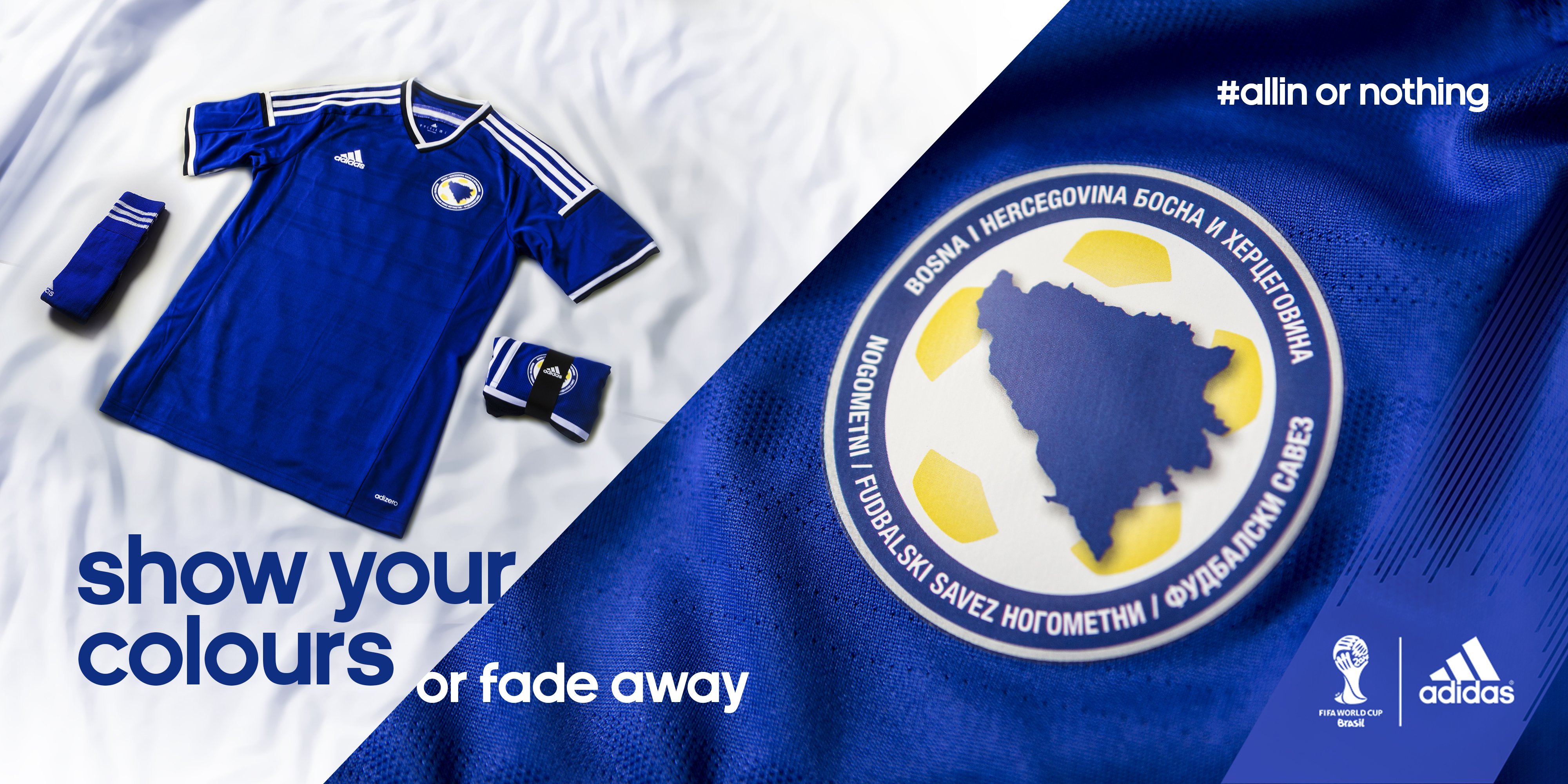 4000x2000 Adidas introduces the new kit of the Bosnia and Herzegovina Football Federation