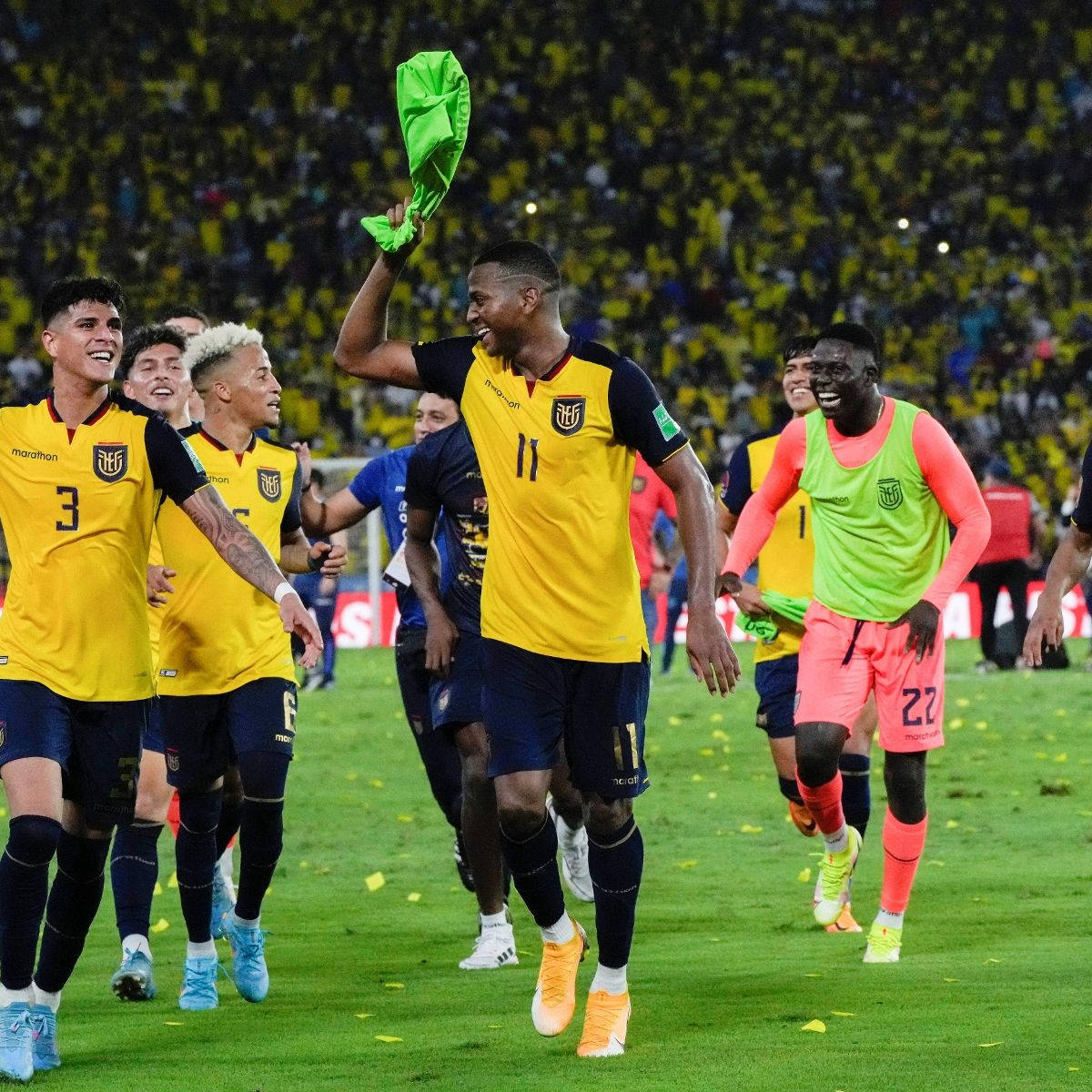 1200x1200 Download Ecuador National Football Team World Cup Match Wallpaper