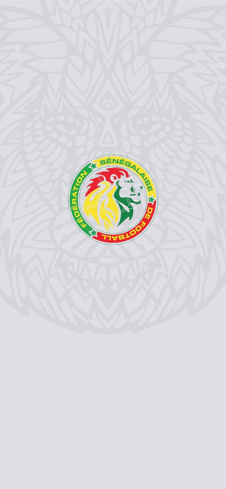 736x1593 Download Senegal National Football Team Lion Logo Wallpaper
