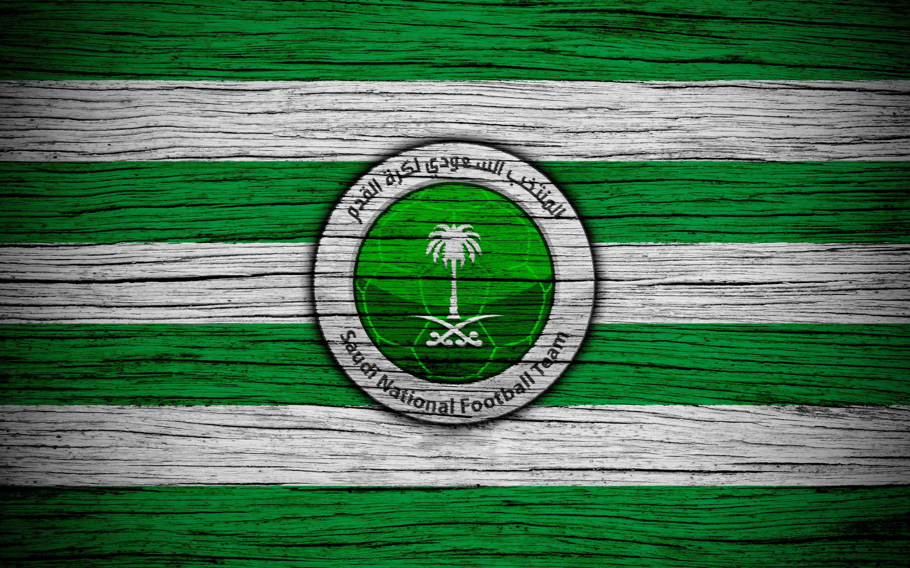 3840x2400 Desktop wallpaper: Saudi Arabia National Football Team, Sports, Emblem, Logo, Saudi Arabia, Soccer 4K free download for PC. 451583