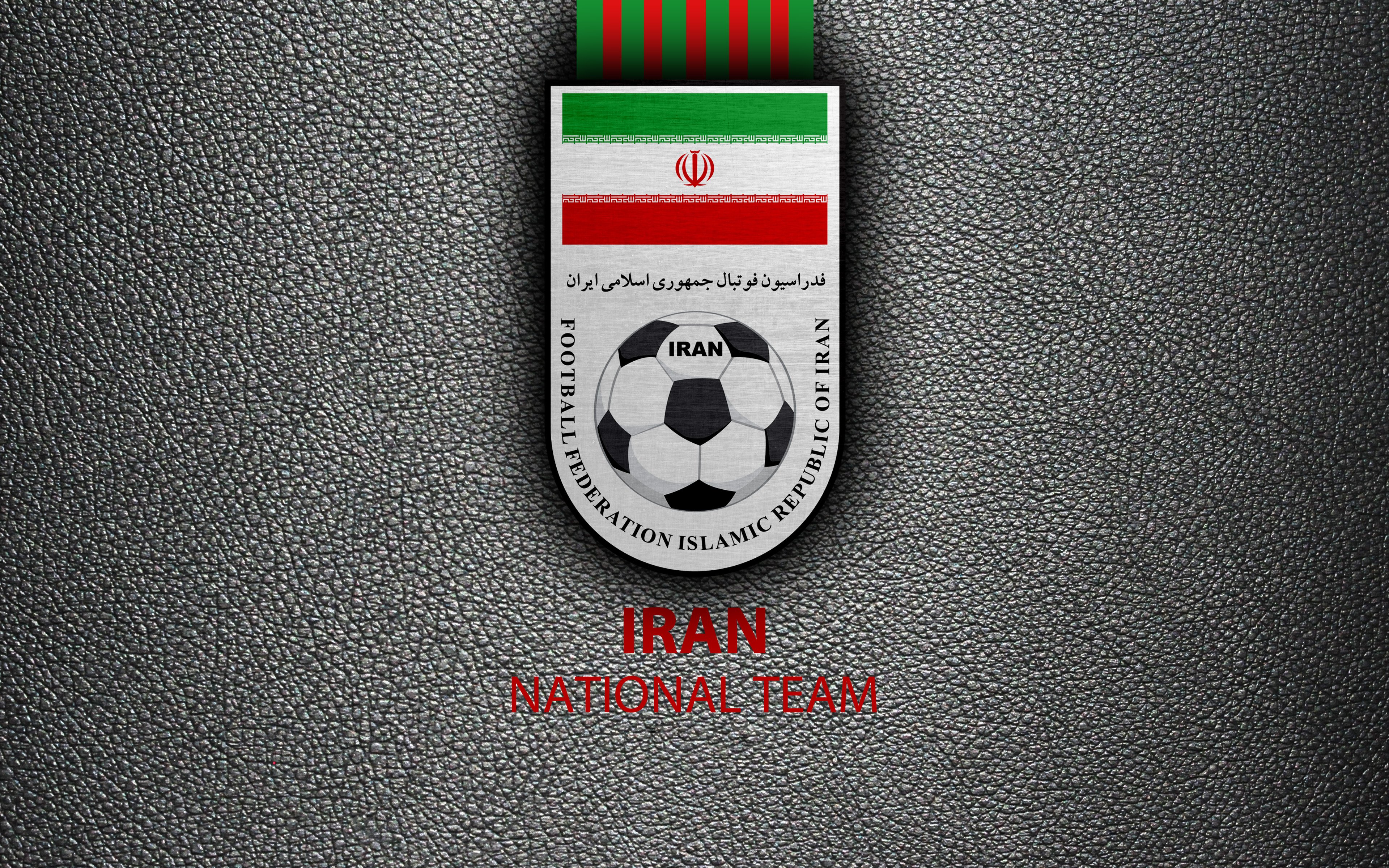 3840x2400 Phone wallpaper: Iran, Sports, Iran National Football Team, Emblem, Logo, Soccer 451667