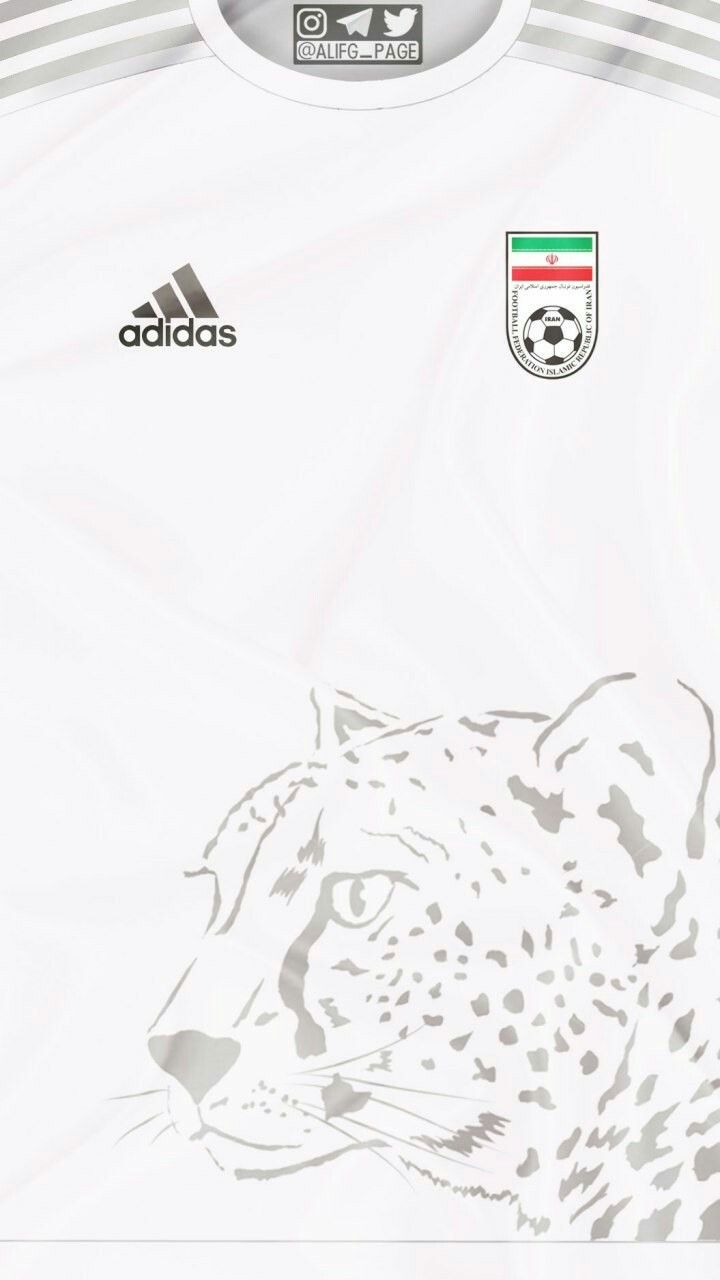 720x1280 Iran National Football Team Jersey with Leopard Print Design