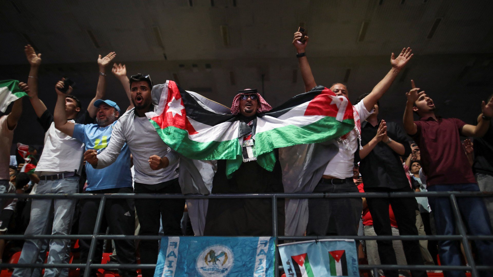1920x1080 Jordan celebrate reaching first World Cup after win against Oman