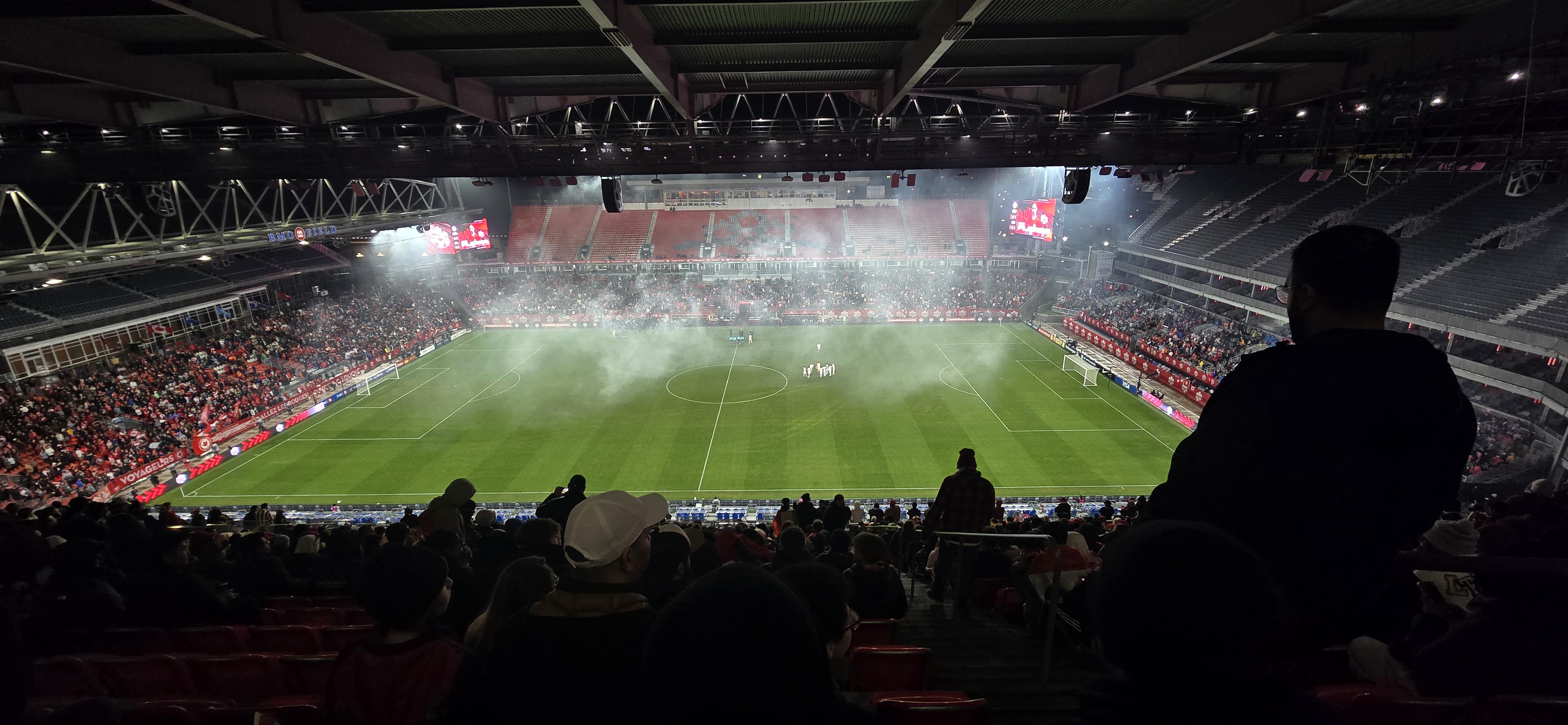 4000x1848 BMO field yesterday during Canada VS Tunisia, game ended in a draw but the stadium is ready for the world cup !