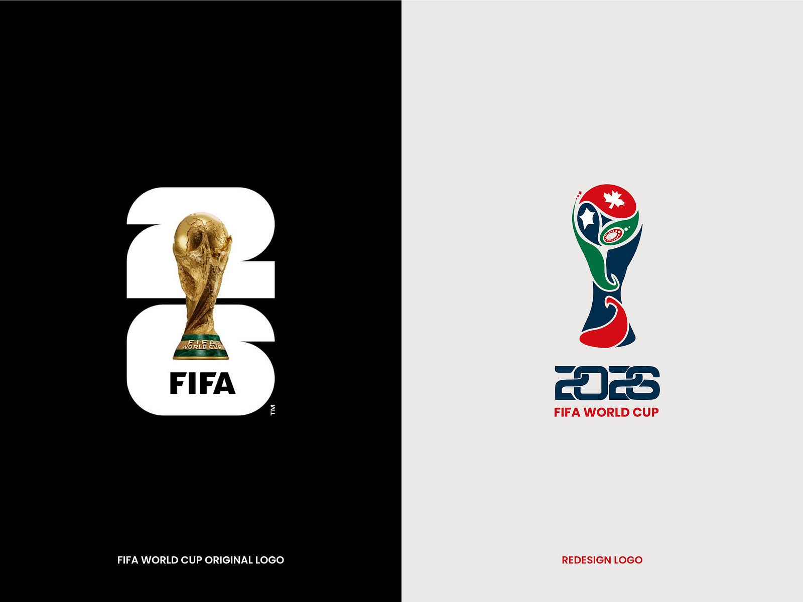 1600x1200 FIFA Football World Cup 2026 logo redesign by Tajulislam12 on Dribbble