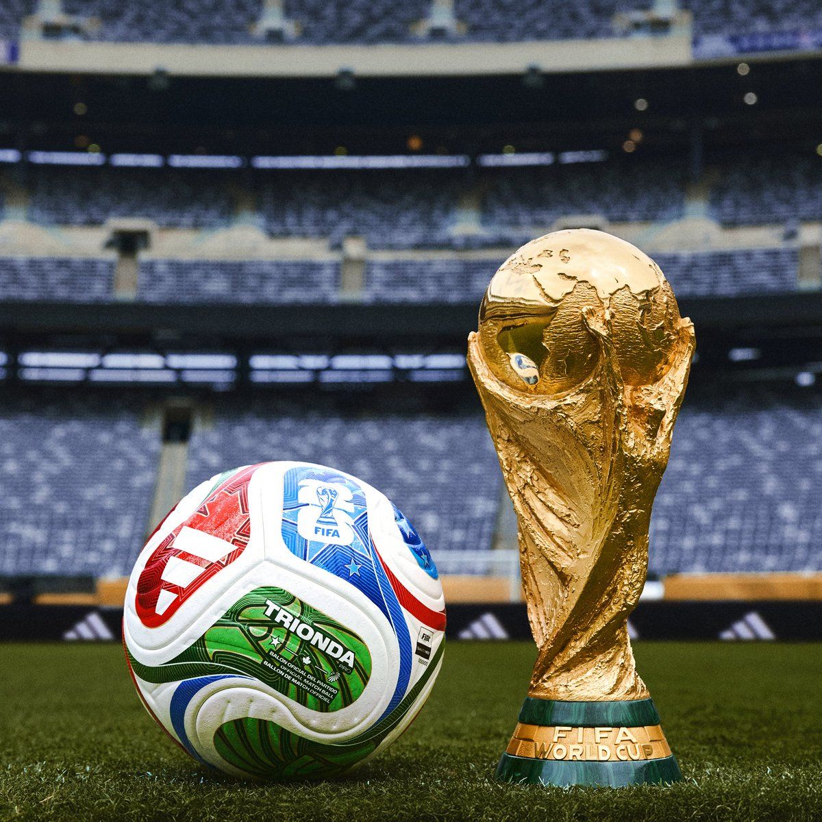 1200x1200 introducing: TRIONDA ​ ​ the Official Match Ball of the 2026