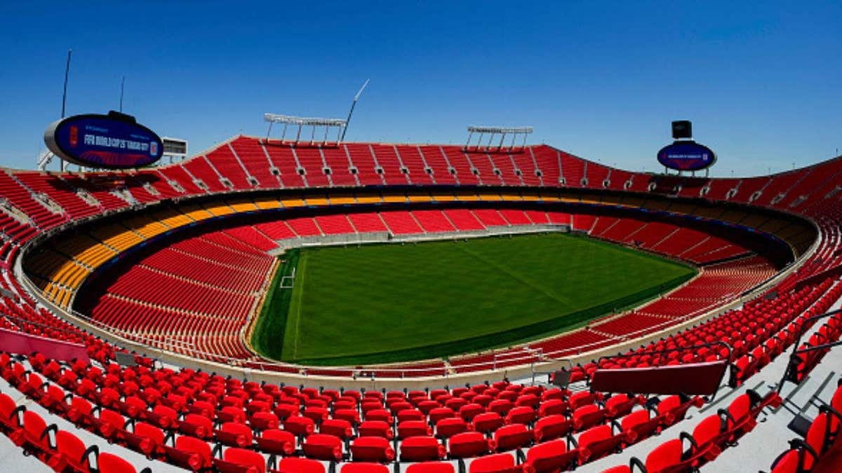 1200x675 Arrowhead Stadium looks unrecognizable as venue prepares to host FIFA World Cup matches