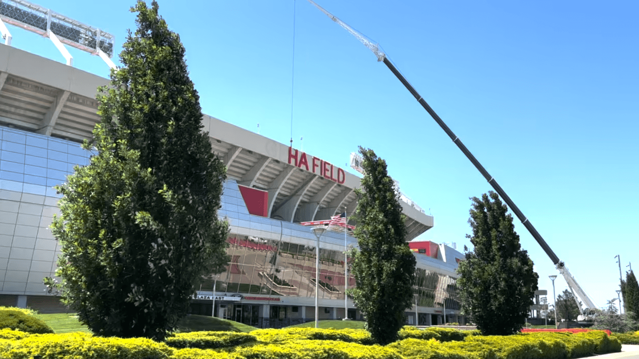 1280x720 GEHA Field at Arrowhead Stadium starts transformation for FIFA World Cup 2026