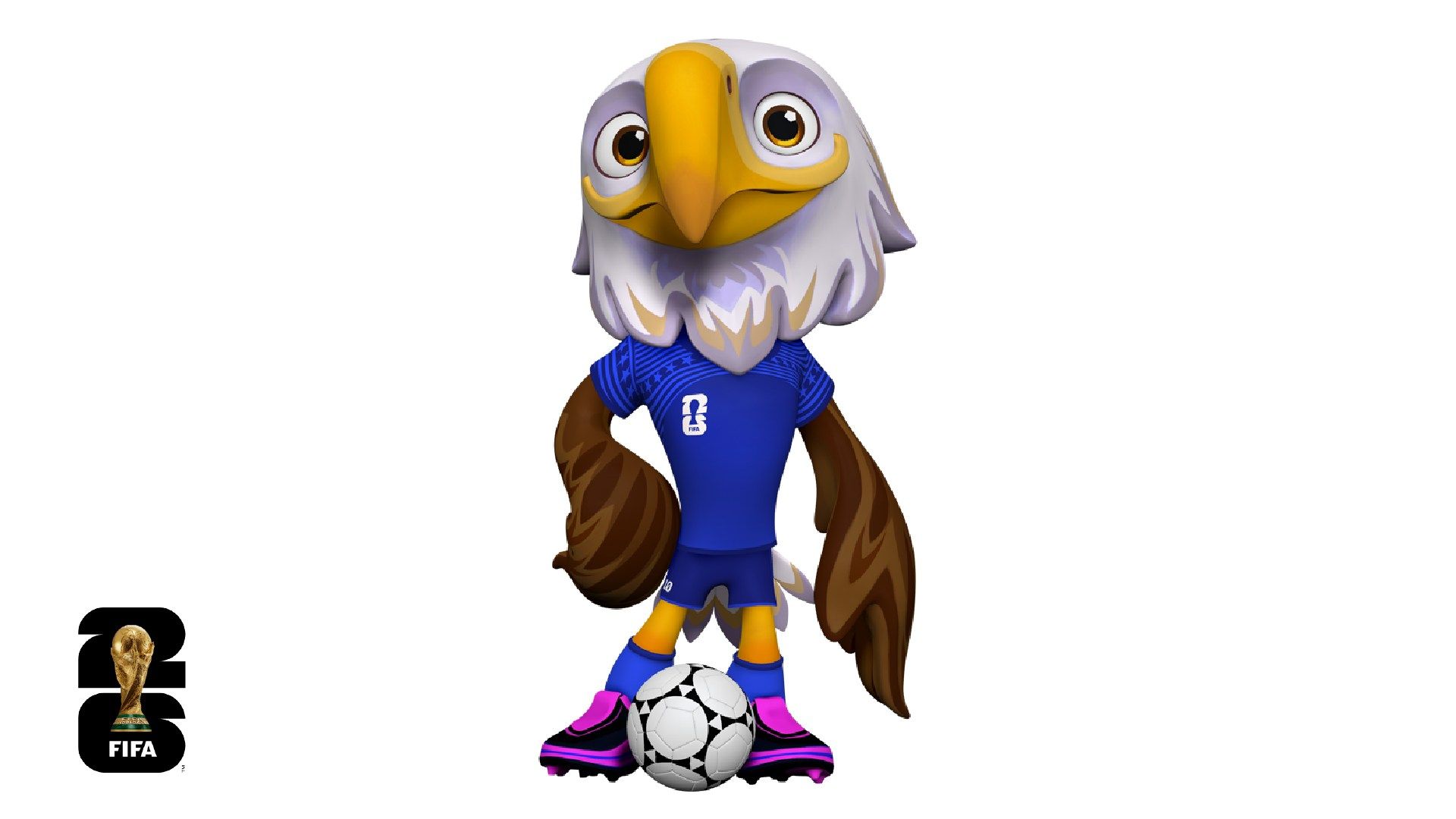 1920x1080 Clutch, Maple, and Zayu introduce themselves as 2026 World Cup mascots. Stars and Stripes FC