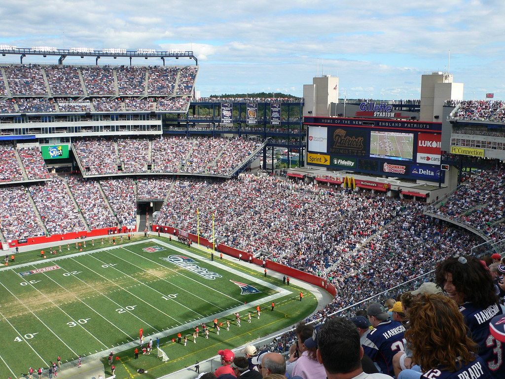 1024x768 Gillette Stadium, Foxborough, Massachusetts. New England Pa