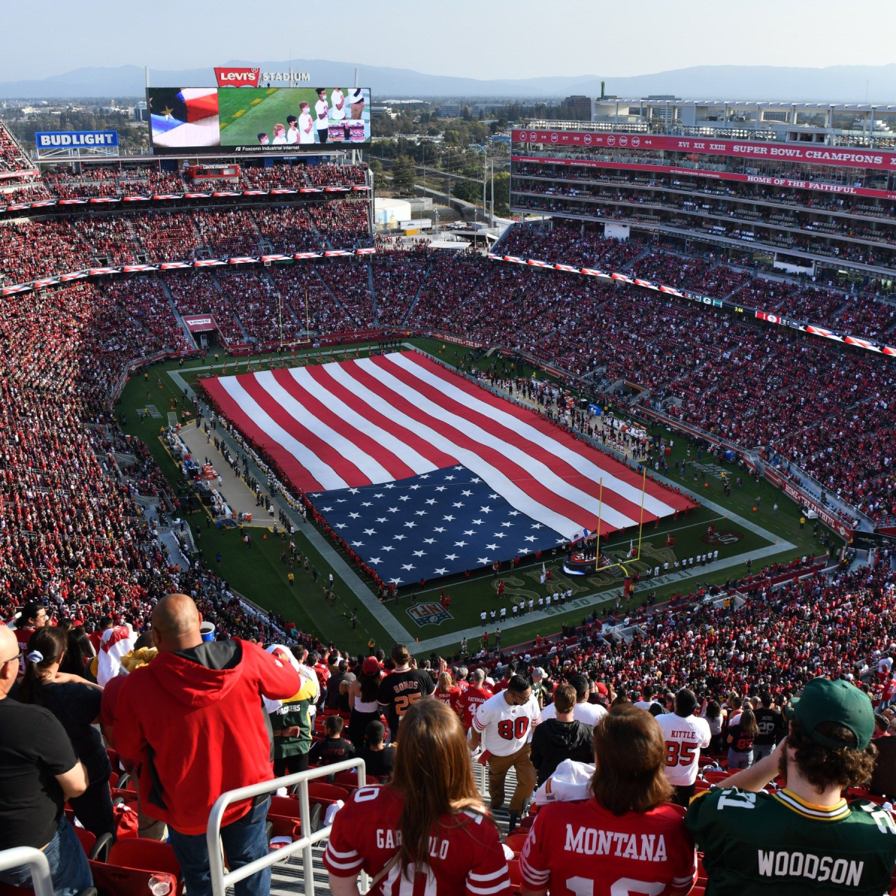 1800x1800 Photos from Fans flock to Levi's Stadium for San Francisco 49ers first home game of NFL season