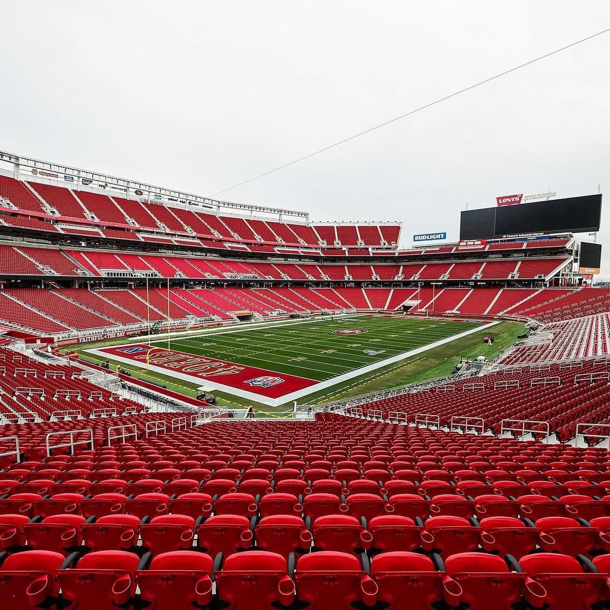 1200x1200 Levi's Stadium is ready for #GBvsSF. #FTTB #NFLPlayoffs