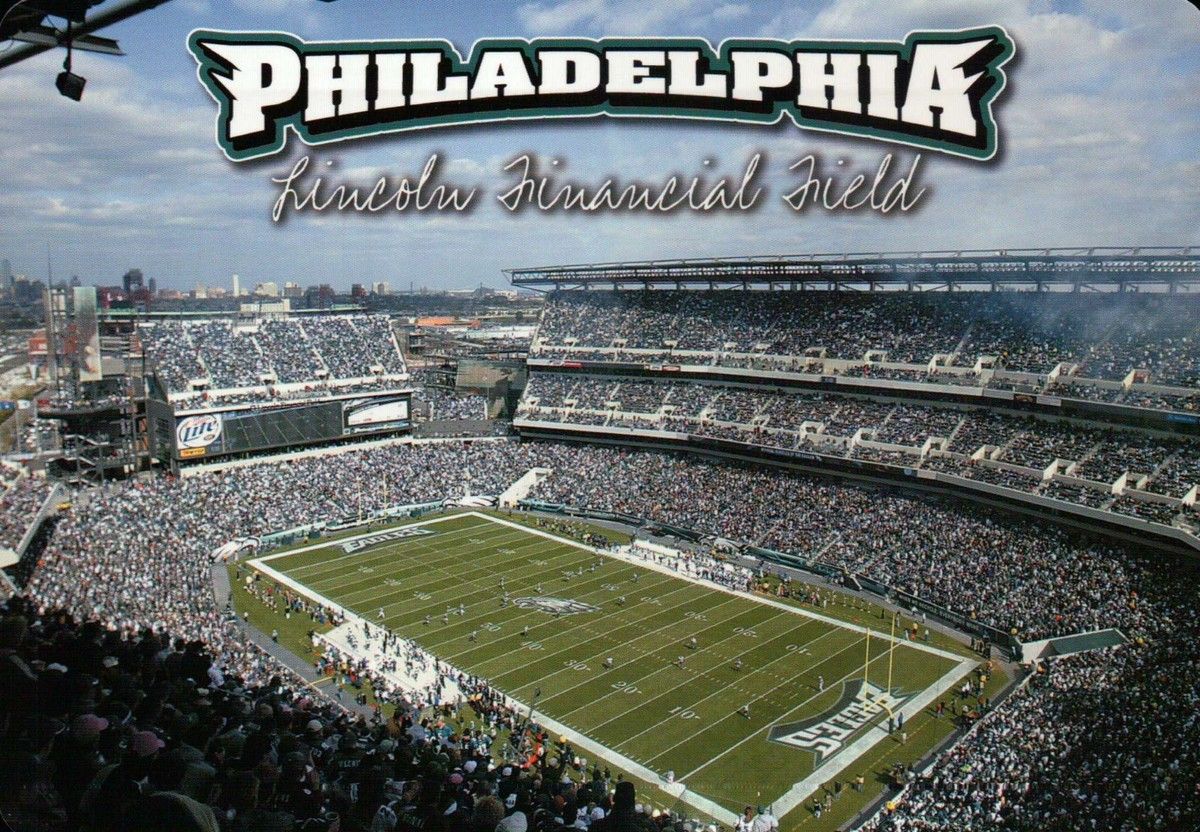 1200x832 Lincoln Financial Field, Philadelphia Eagles 5 x 7 Stadium Postcard
