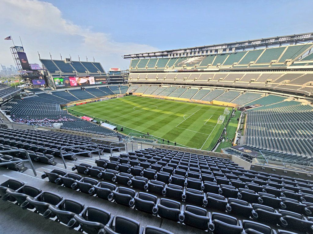 1024x768 Lincoln Financial Field, Philadelphia. Home of the Eagles, and tonight, FC Salzburg v Real Madrid