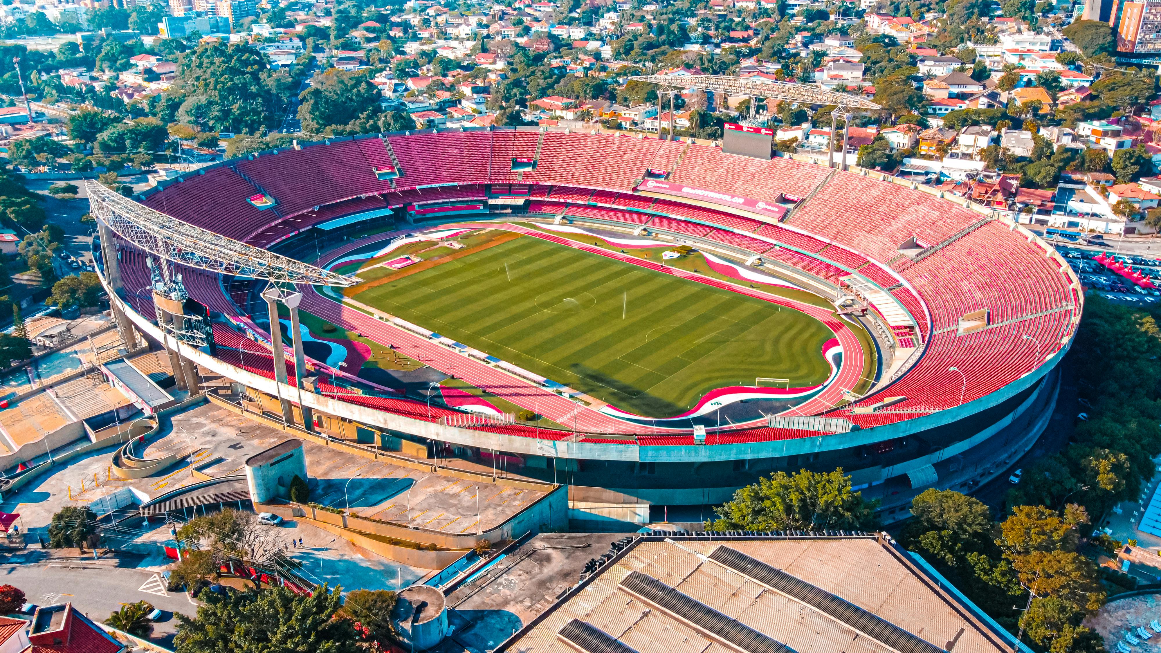 4000x2250 Aerial View of the Estadio Omnilife Stadium, Zapopan, Jalisco, Mexico · Free