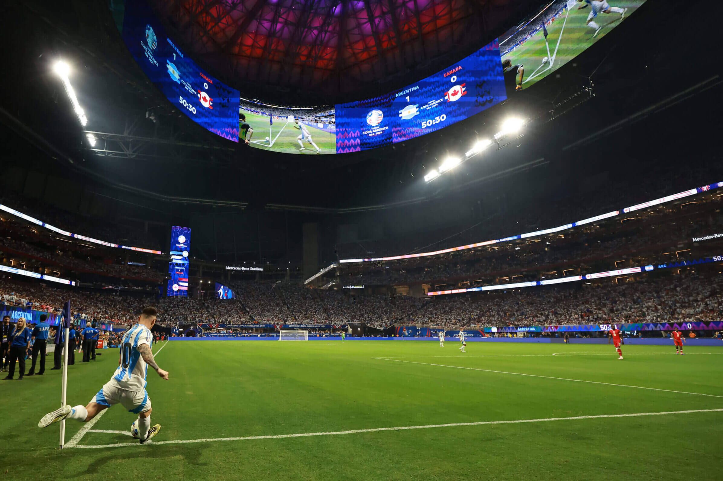 2393x1592 Argentina criticizes 'terrible' field conditions for Copa America opener in Atlanta