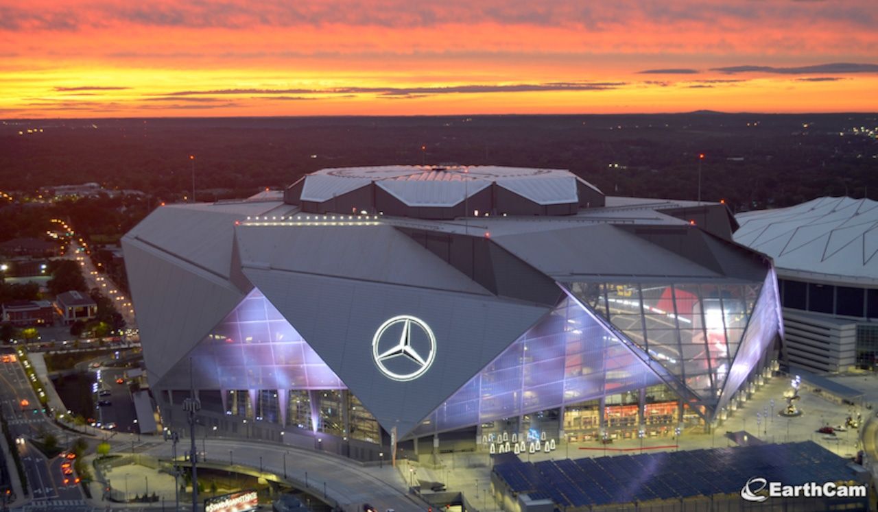 1280x747 Super Bowl LIII: Time Lapse Shows Mercedes Benz Stadium Being Built