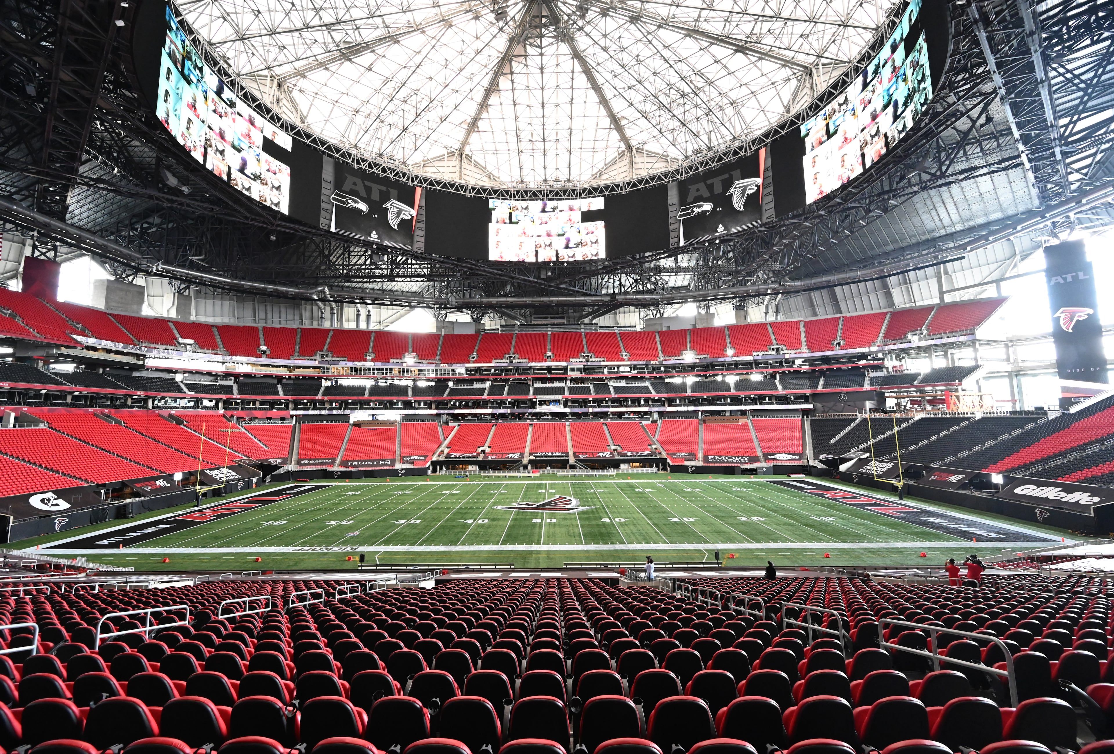 3840x2601 Photos: Mercedes Benz Stadium Readied For Falcons' Season Opener
