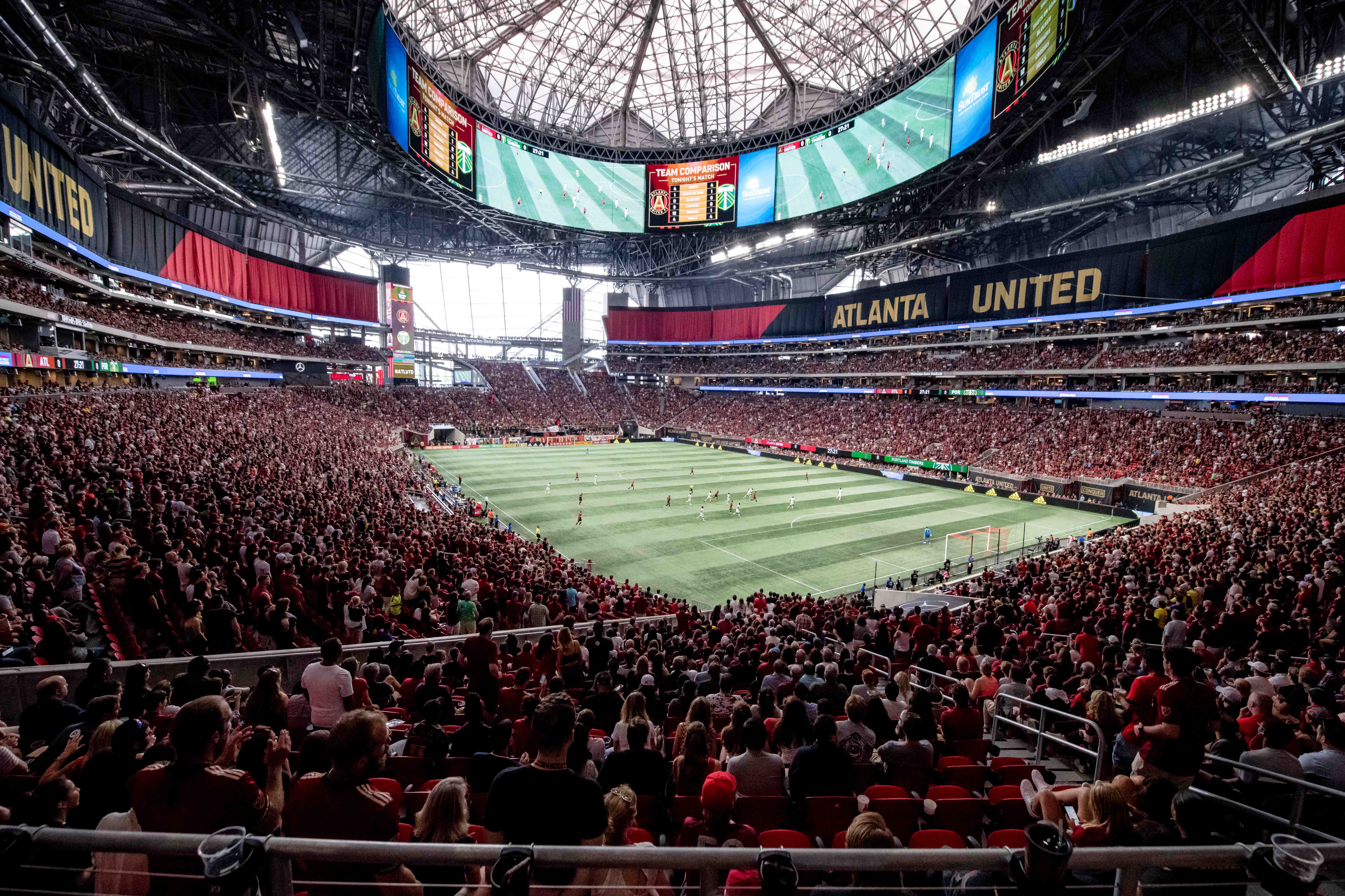 8054x5369 MLS All Star Game: Mercedes Benz Stadium Wows Visting Juventus Team