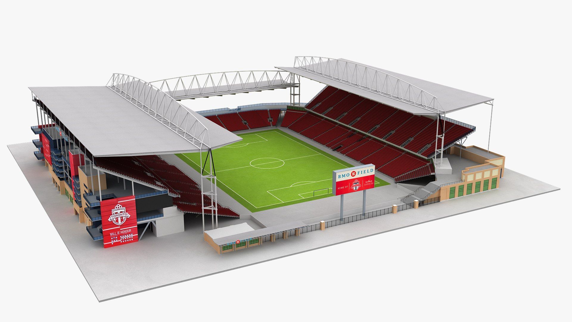 1920x1080 BMO Field Outdoor Stadium Toronto Canada 3D Model