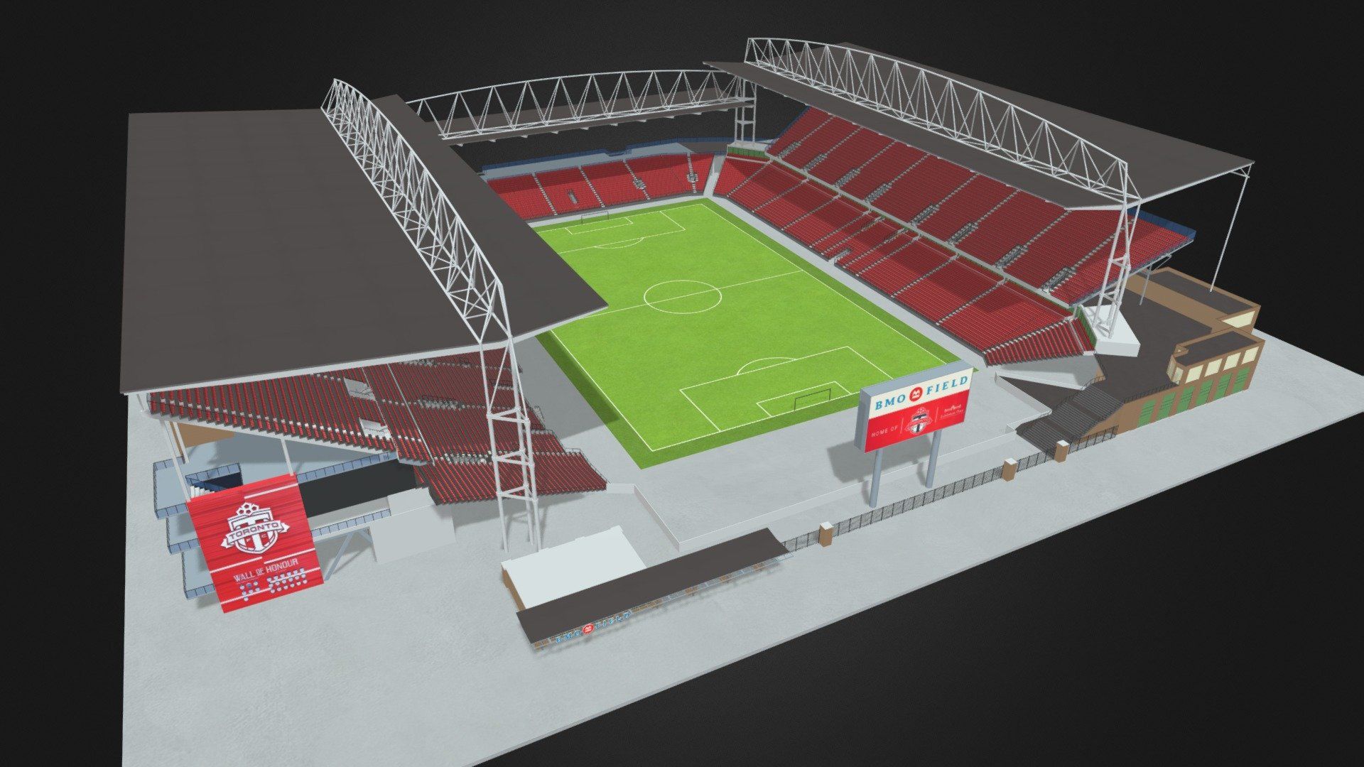 1920x1080 BMO Field Outdoor Stadium Toronto Canada model by nuralam018 [89046e6]