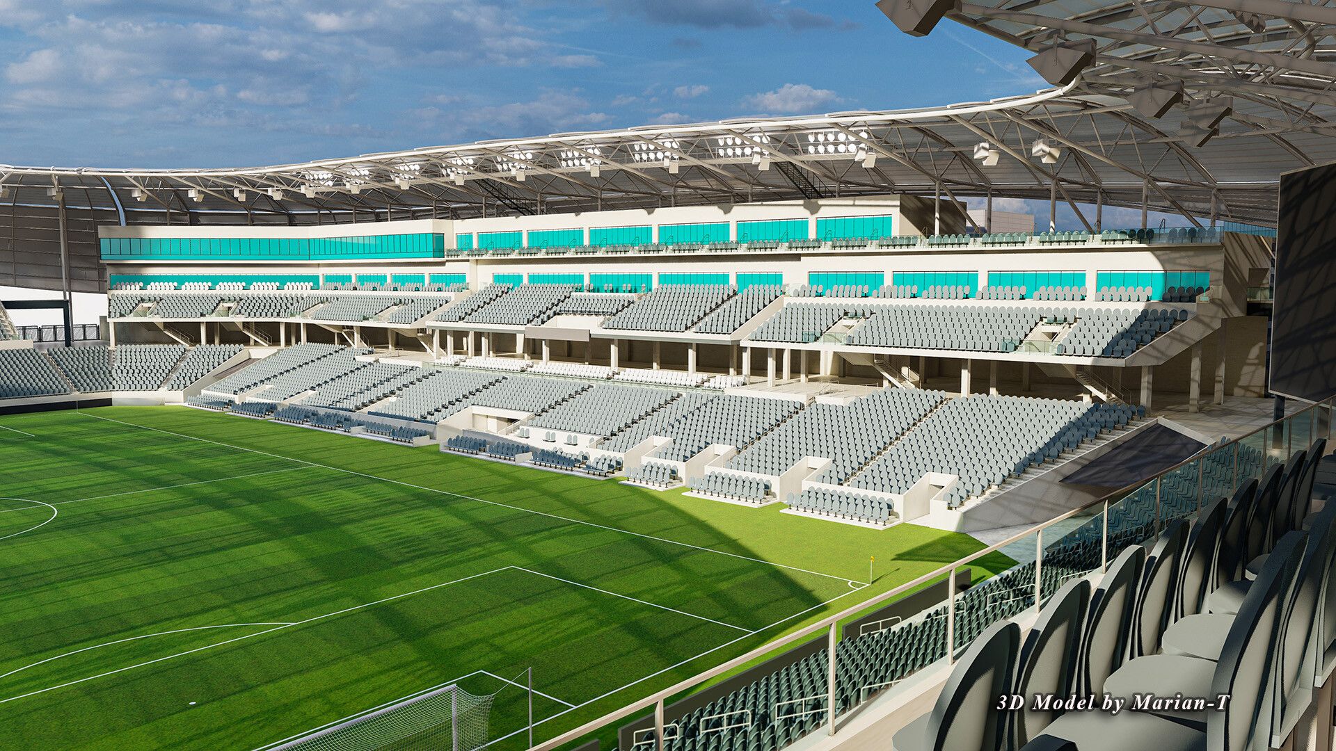 1920x1080 BMO Stadium Los Angeles USA 3D model