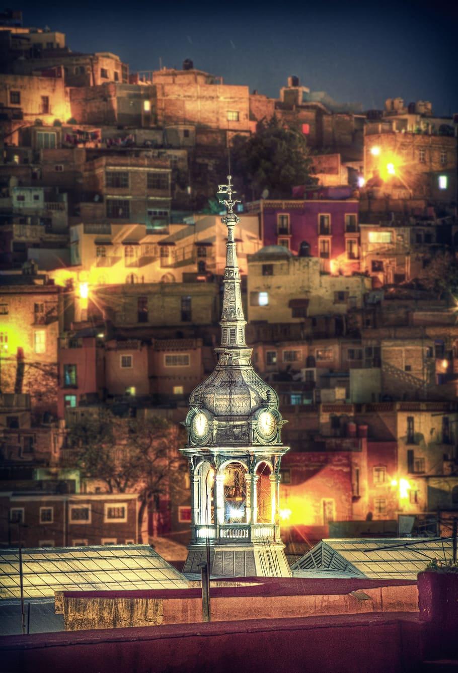 910x1338 HD wallpaper: aerial photo of white building, guanajuato, mexico