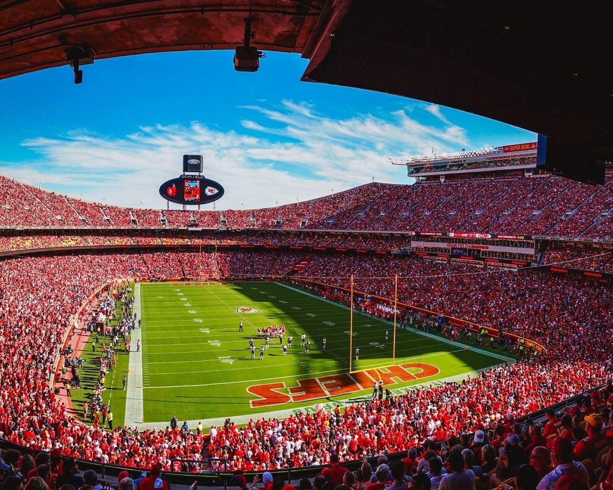1200x960 Kansas City Chiefs GEHA Field at Arrowhead Stadium 8x10 NFL Arena Photo