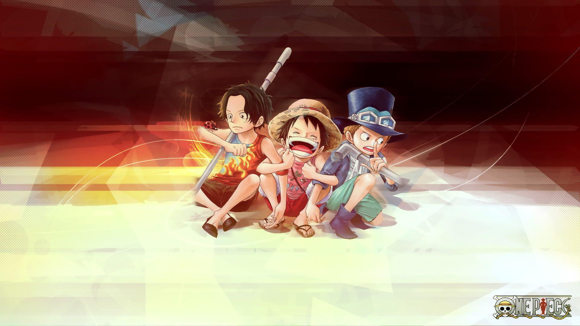 1920x1080 Anime, One Piece, Monkey D. Luffy, Portgas D. Ace, Sabo One Piece