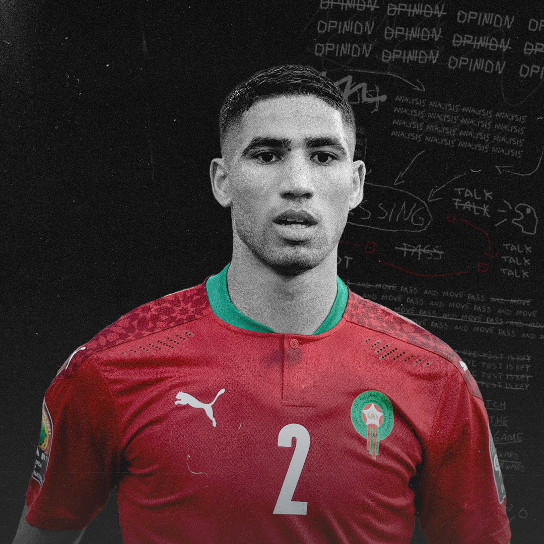 1080x1080 Achraf Hakimi: Morocco's Blazing Fullback in Attack The Lines
