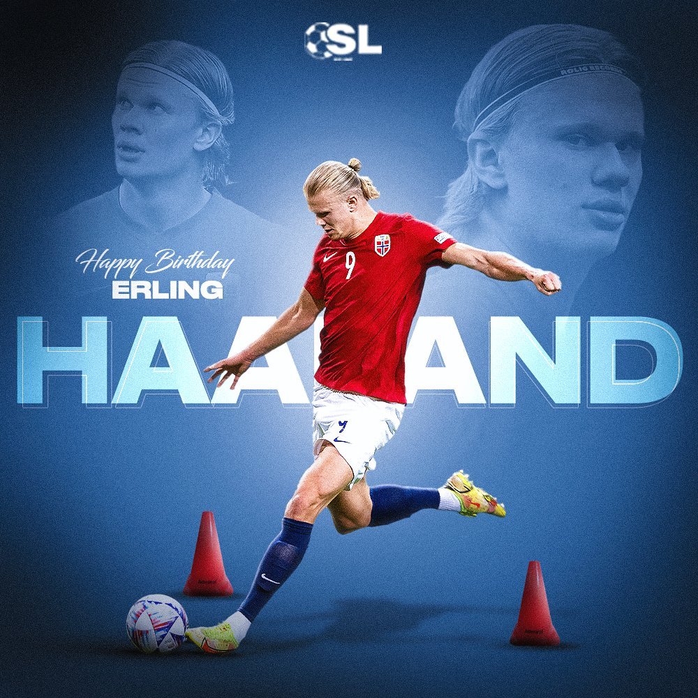 1000x1000 Haaland Norway Wallpaper