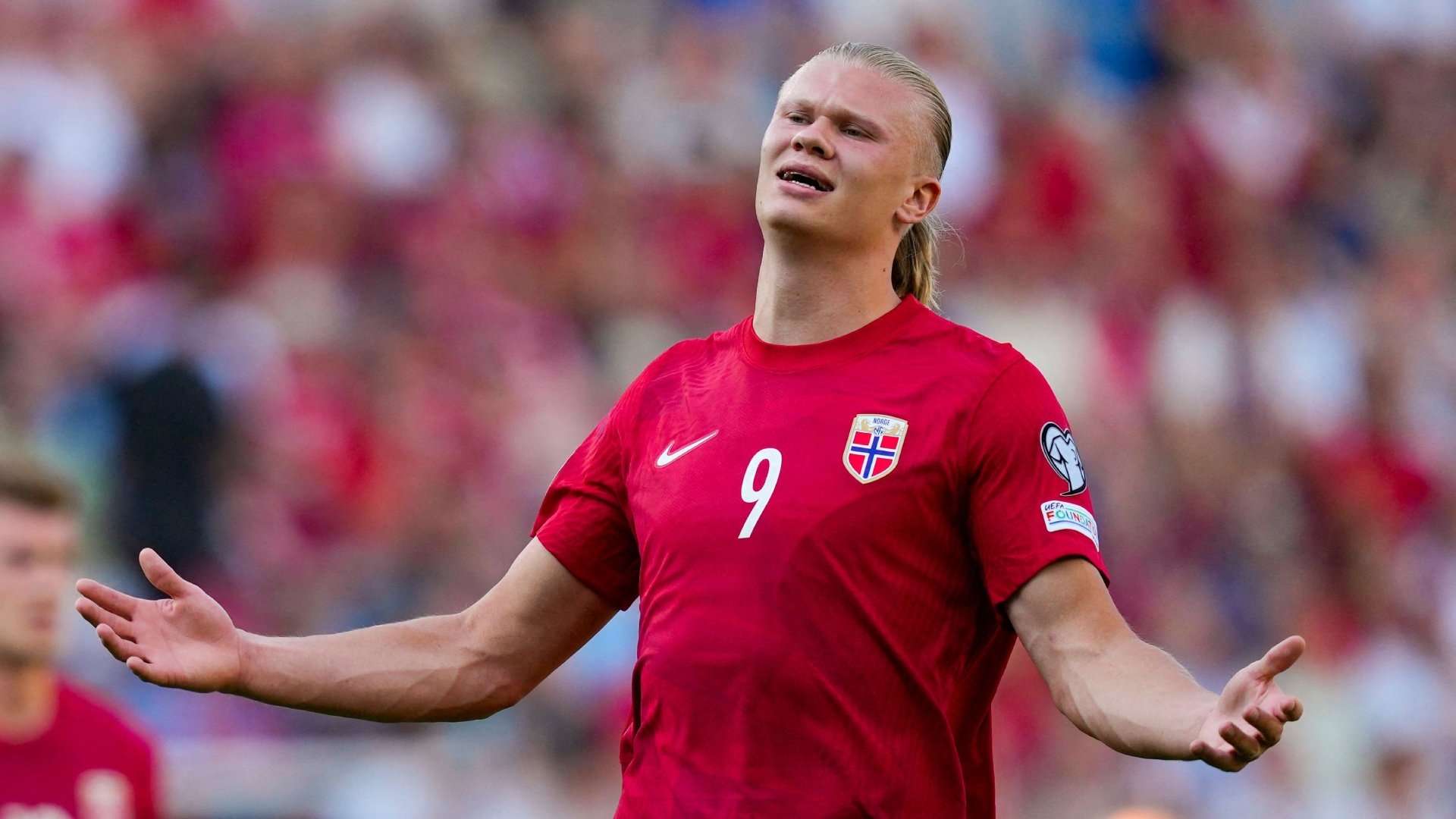 1920x1080 Erling Haaland ran out of steam!' Solbakken explains why Man City star went off in Norway's late collapse to Scotland