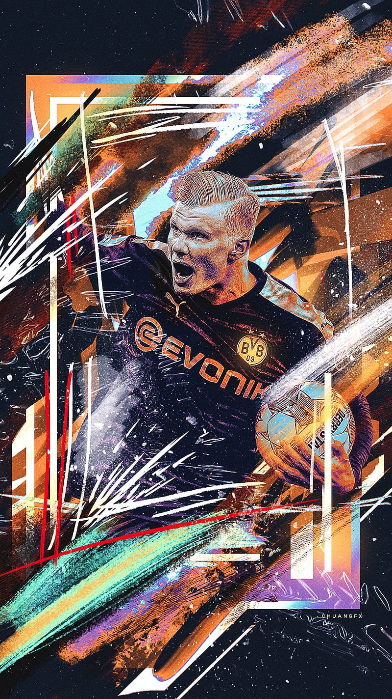 800x1423 Erling Haaland, erling haland, football, dortmund, puma, norwegian, bvb, HD phone wallpaper