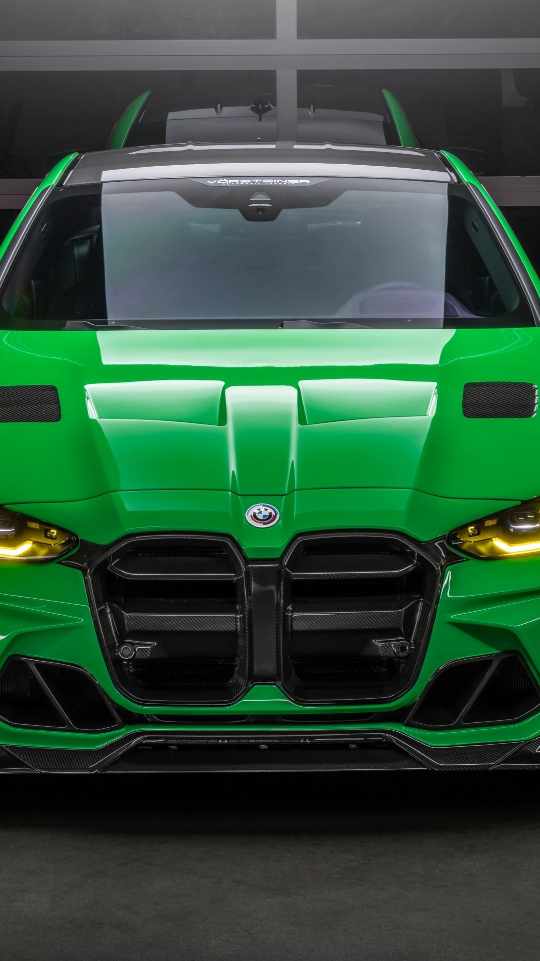 1080x1920 BMW M4 GTS Wallpaper 4K, Vorsteiner, Green car