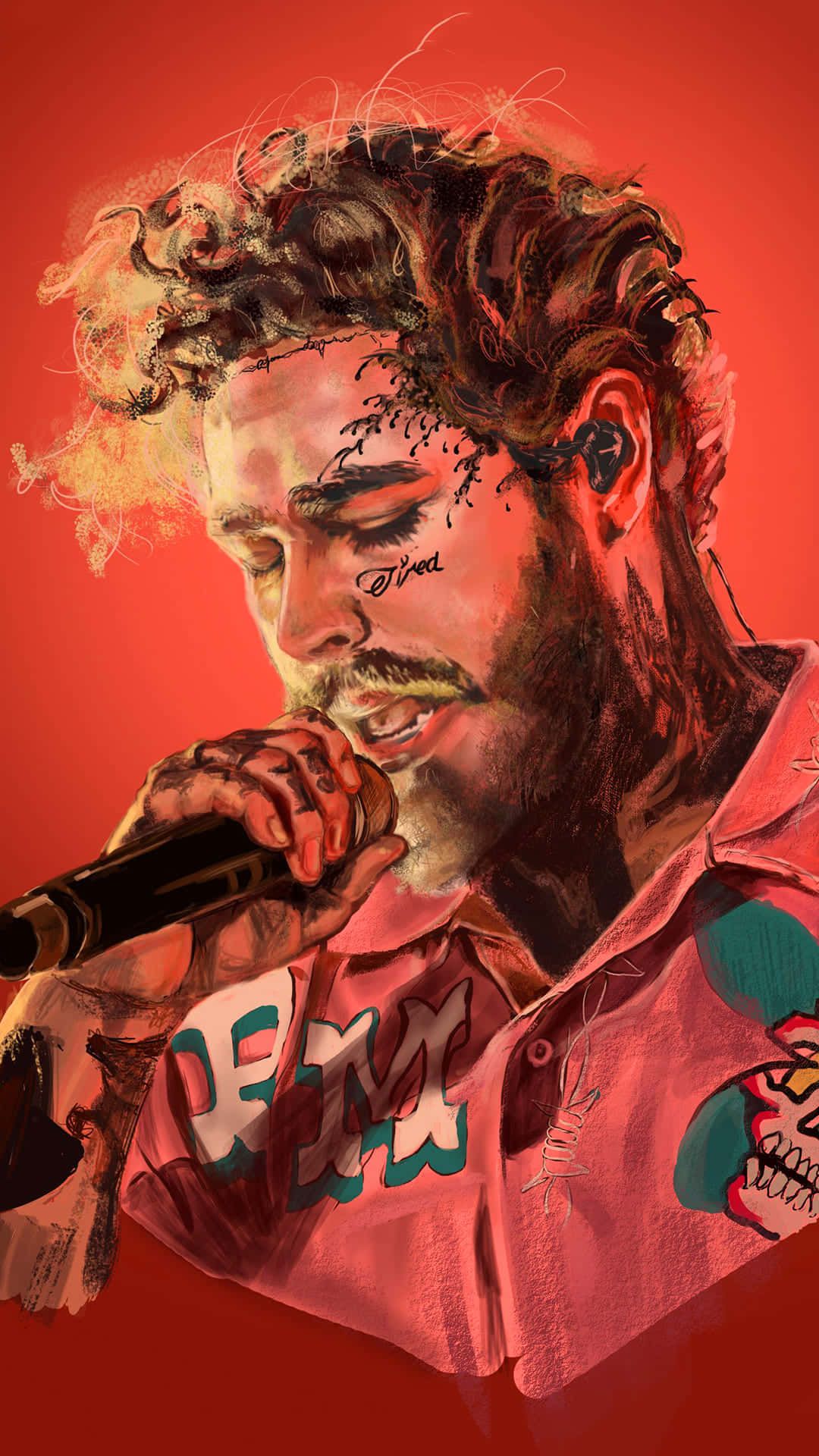 1080x1920 Post Malone Background