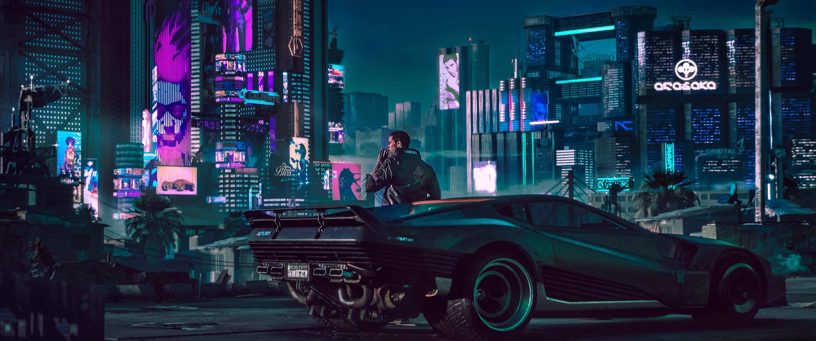 3440x1440 Cyberpunk Ultrawide Wallpaper