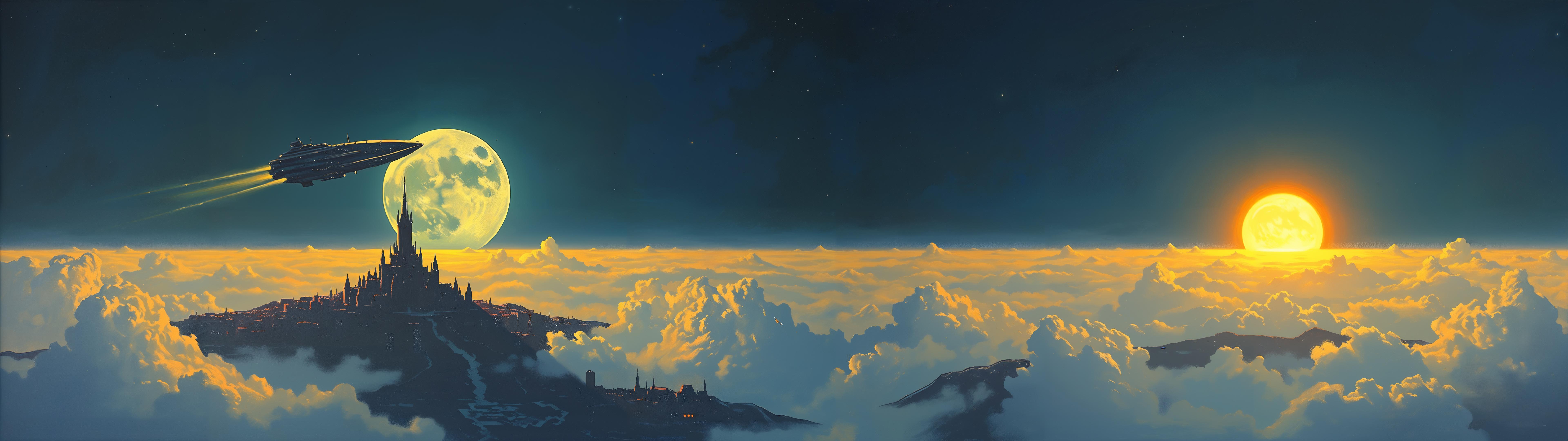 7680x2160 Large volume of 32:9 and 21:9 wallpaper up to [7680x2160] (info in comments)
