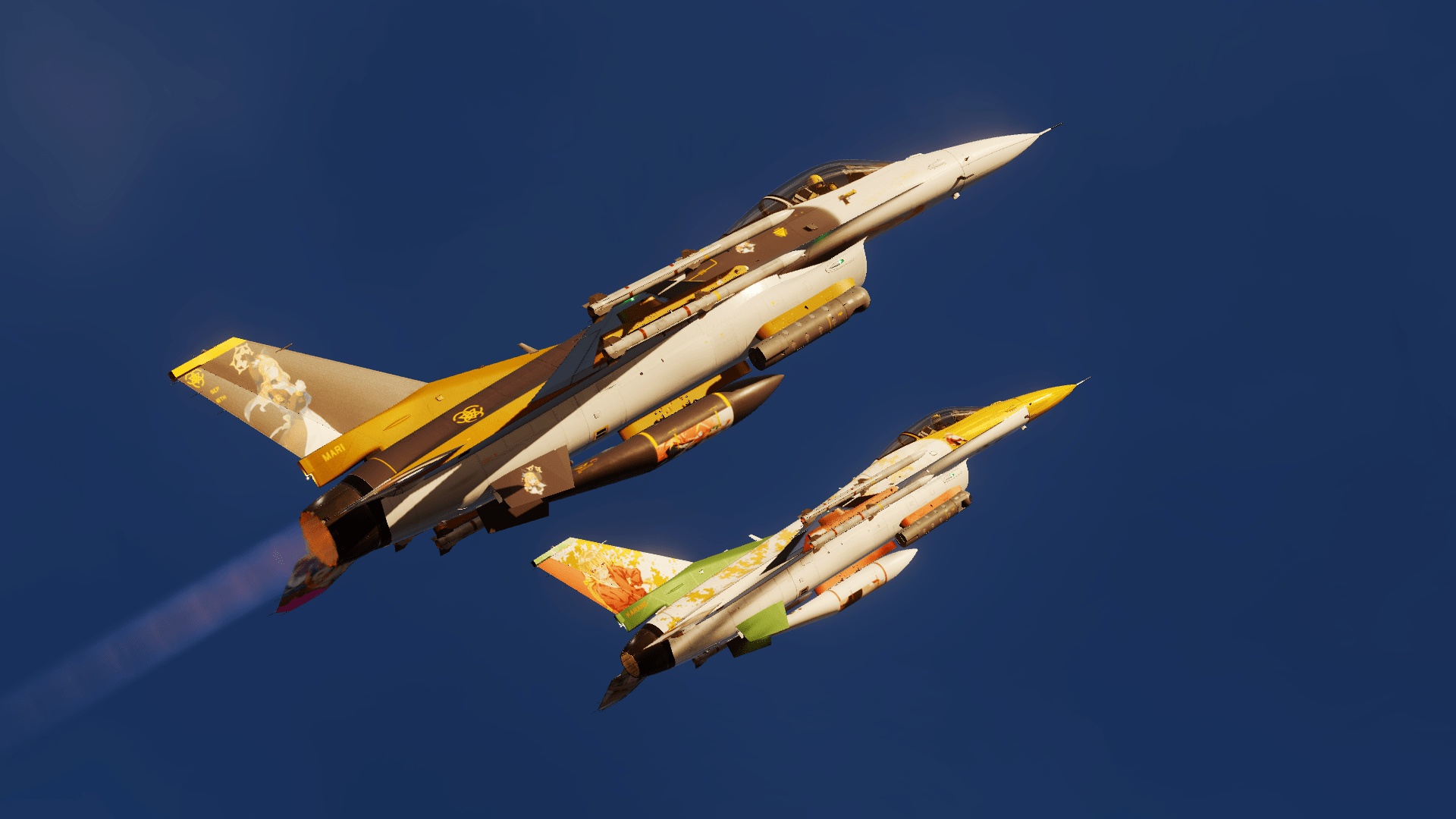 1920x1080 F 16CM Bl.50 Inda Karane (from The 100 Girlfriends Who Really, Really, Really, Really Love You) Livery