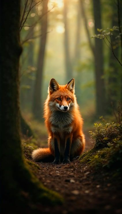 423x740 Forest fox allure Image