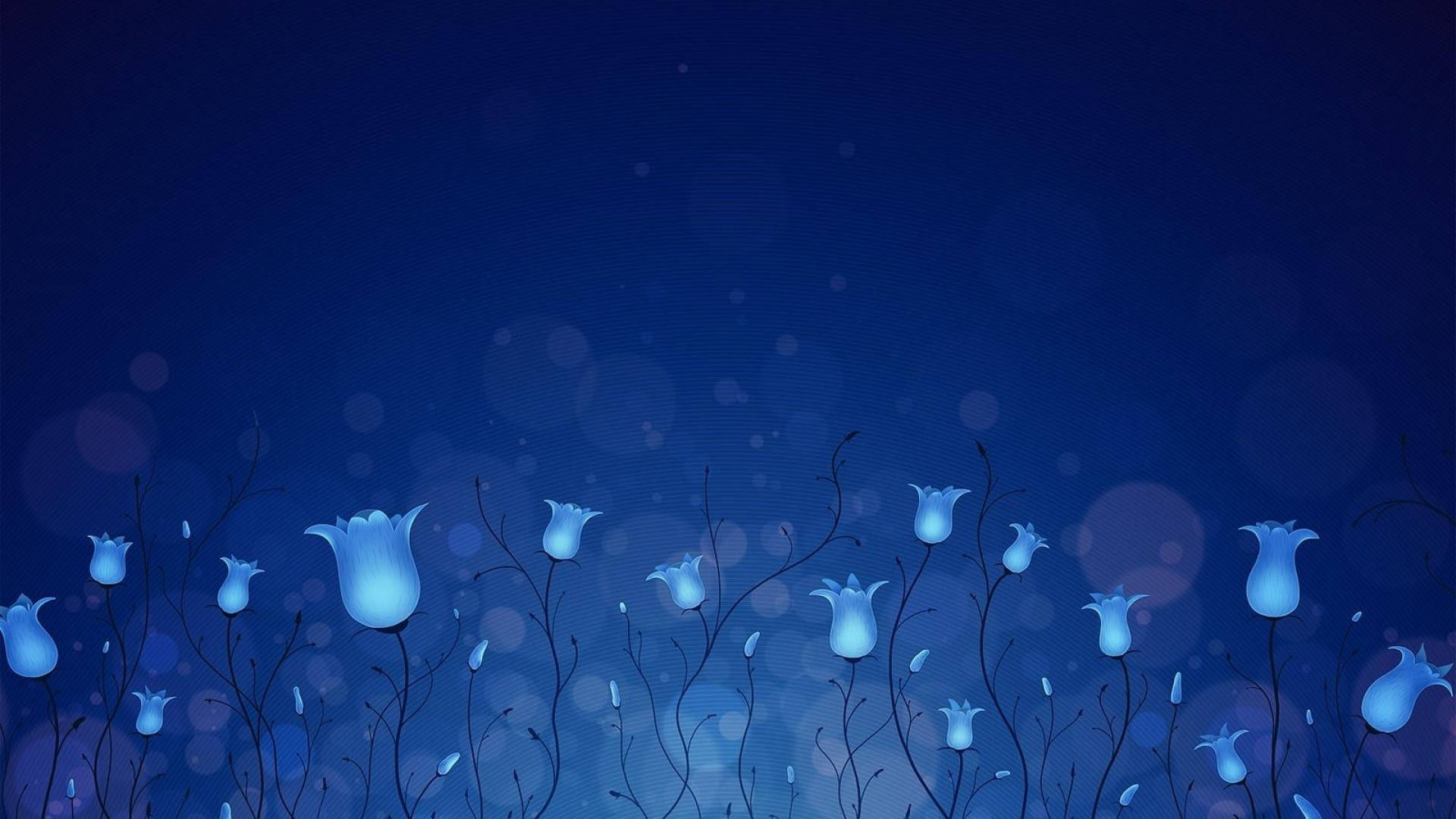 1920x1080 Neon Blue Aesthetic Background