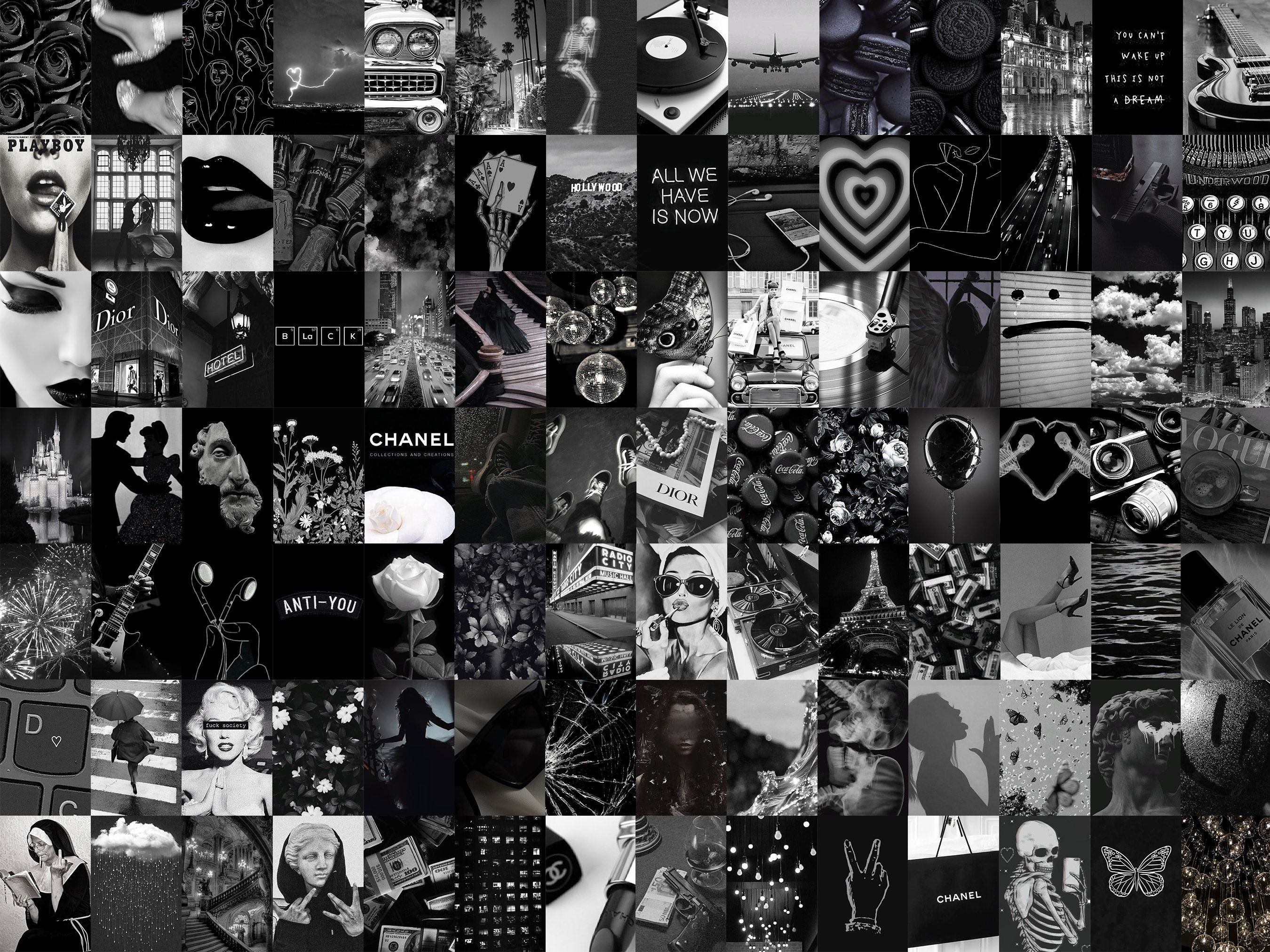 2700x2025 Goth Collage Wallpaper