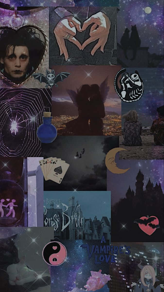 675x1200 Download Gothic Collage Wallpaper