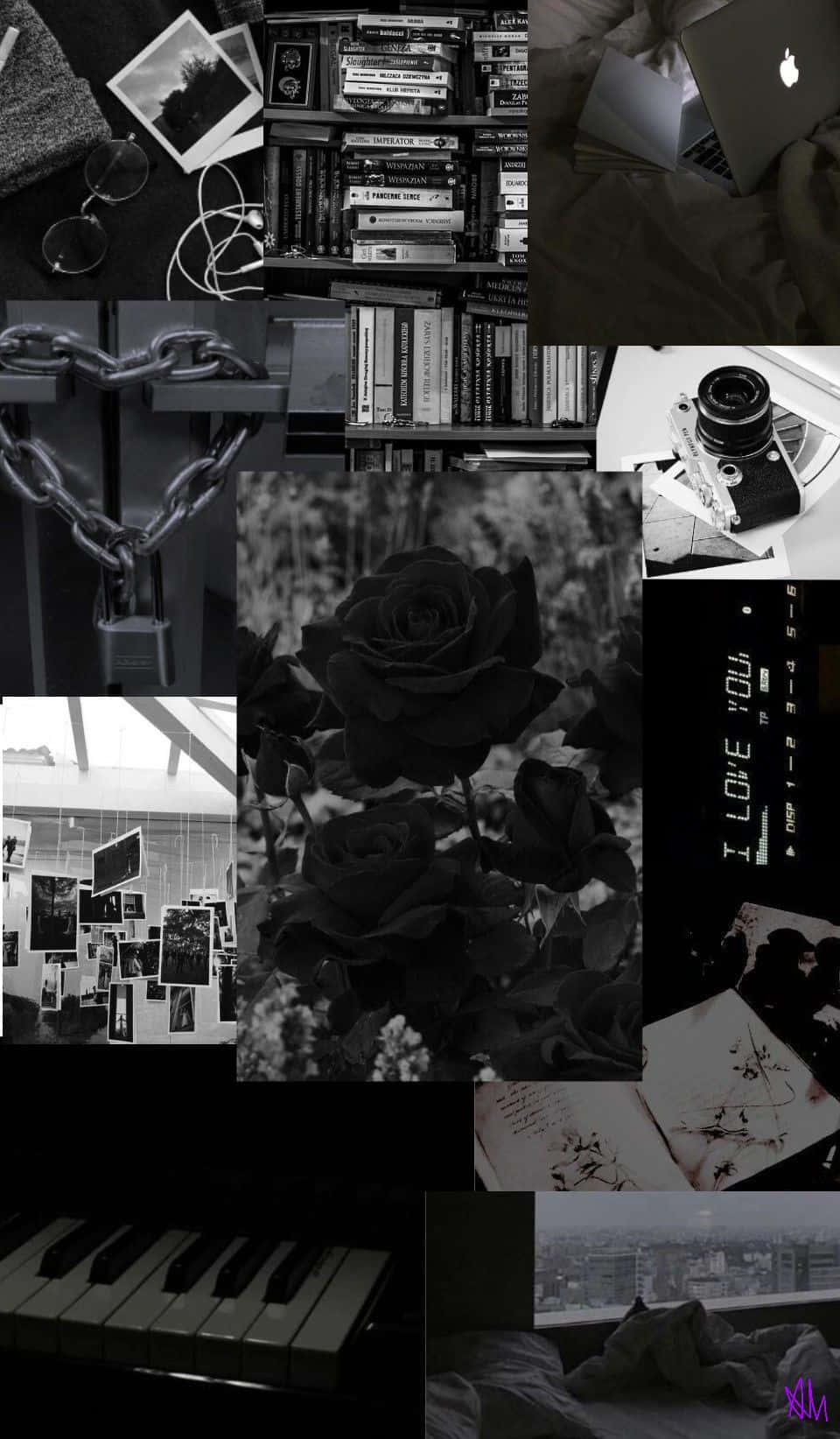 960x1644 Download Embrace the darkness of Gothic aesthetic with a black look. Wallpaper